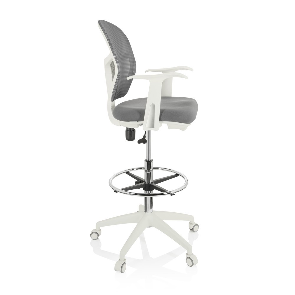 Productafbeelding nr. 7: Werkstoel / baliestoel hjh OFFICE TOP WORK 108 W netstof / stof, grijs