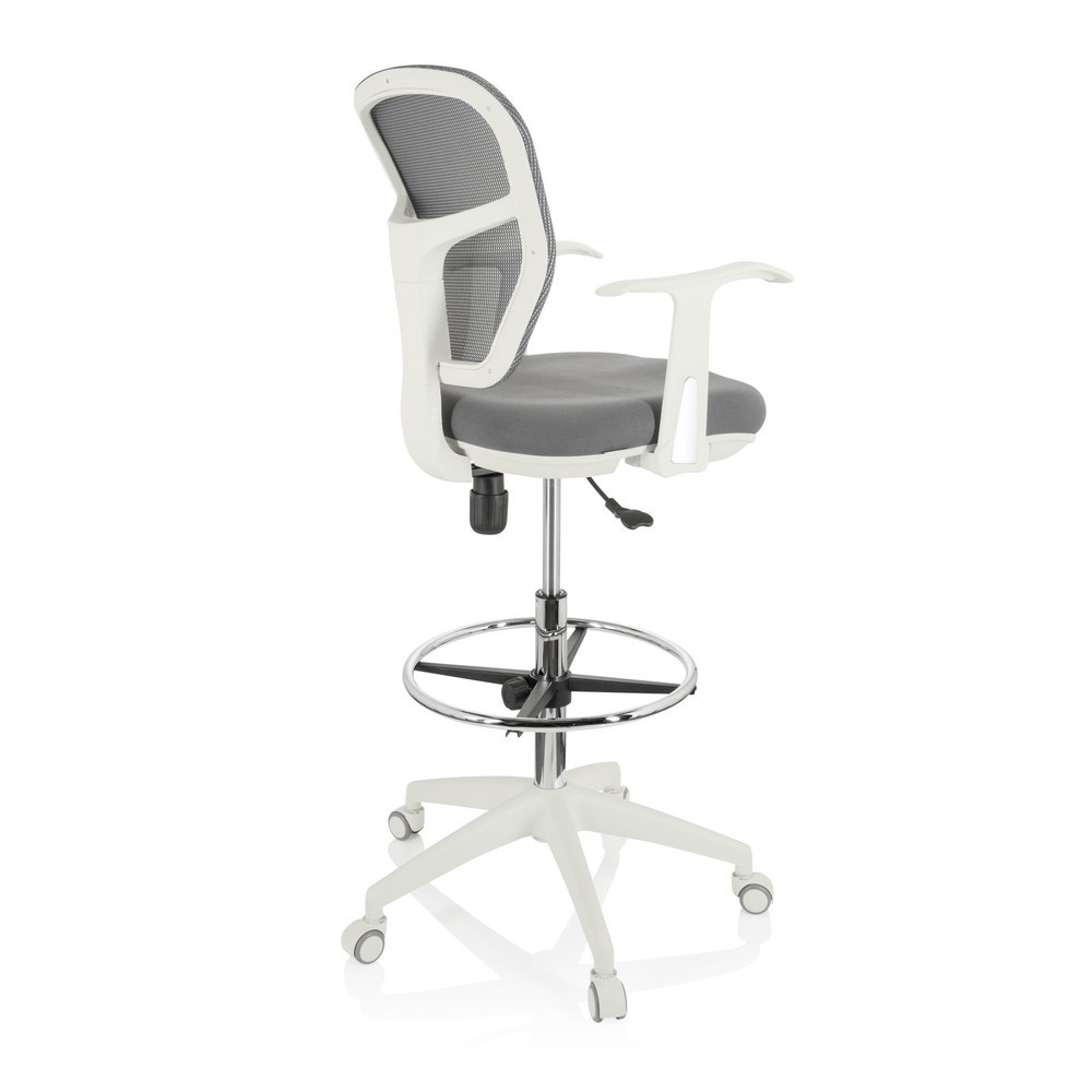 Productafbeelding nr. 8: Werkstoel / baliestoel hjh OFFICE TOP WORK 108 W netstof / stof, grijs