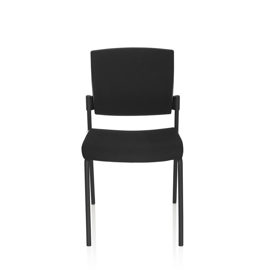 Bezoekersstoel / vergaderstoel hjh OFFICE K9 V PRO stof, zwart Product afbeelding: Bezoekersstoel / vergaderstoel hjh OFFICE K9 V PRO stof, zwart