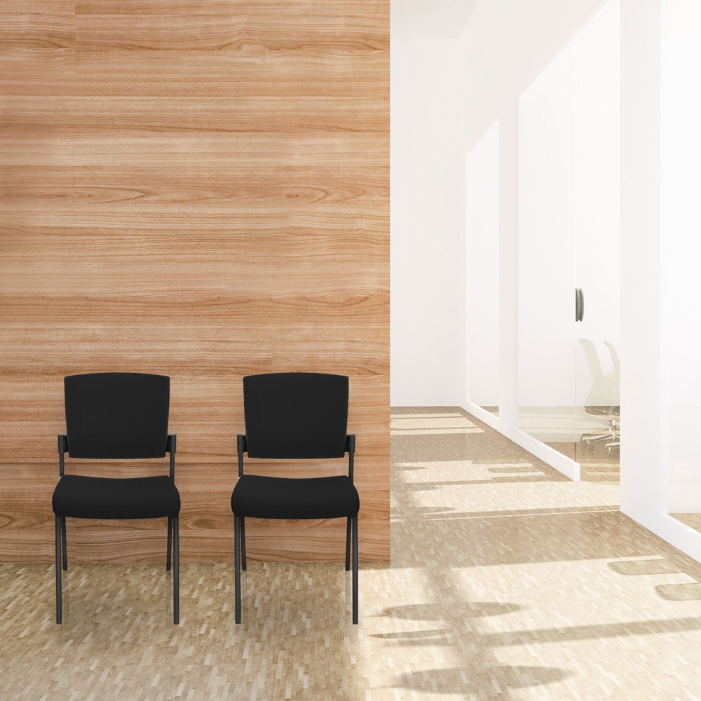 Productafbeelding nr. 4: Bezoekersstoel / vergaderstoel hjh OFFICE K9 V PRO stof, zwart