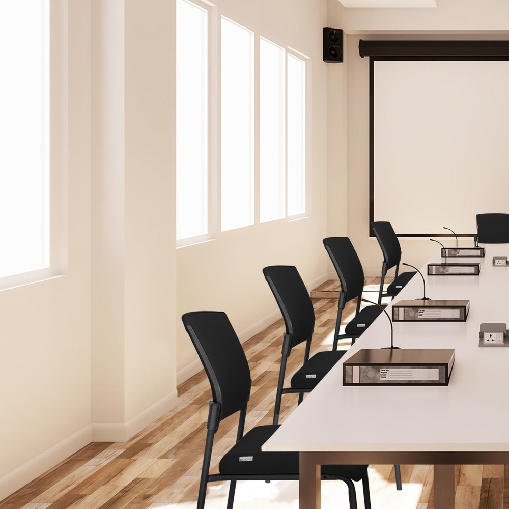 Productafbeelding nr. 5: Bezoekersstoel / vergaderstoel hjh OFFICE K9 V PRO stof, zwart