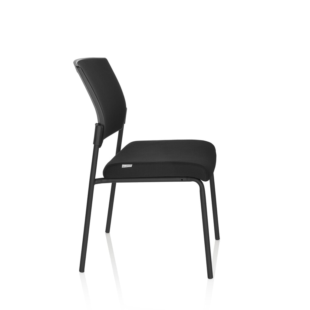 Bezoekersstoel / vergaderstoel hjh OFFICE K9 V PRO stof, zwart Productafbeelding nr. 7: Bezoekersstoel / vergaderstoel hjh OFFICE K9 V PRO stof, zwart