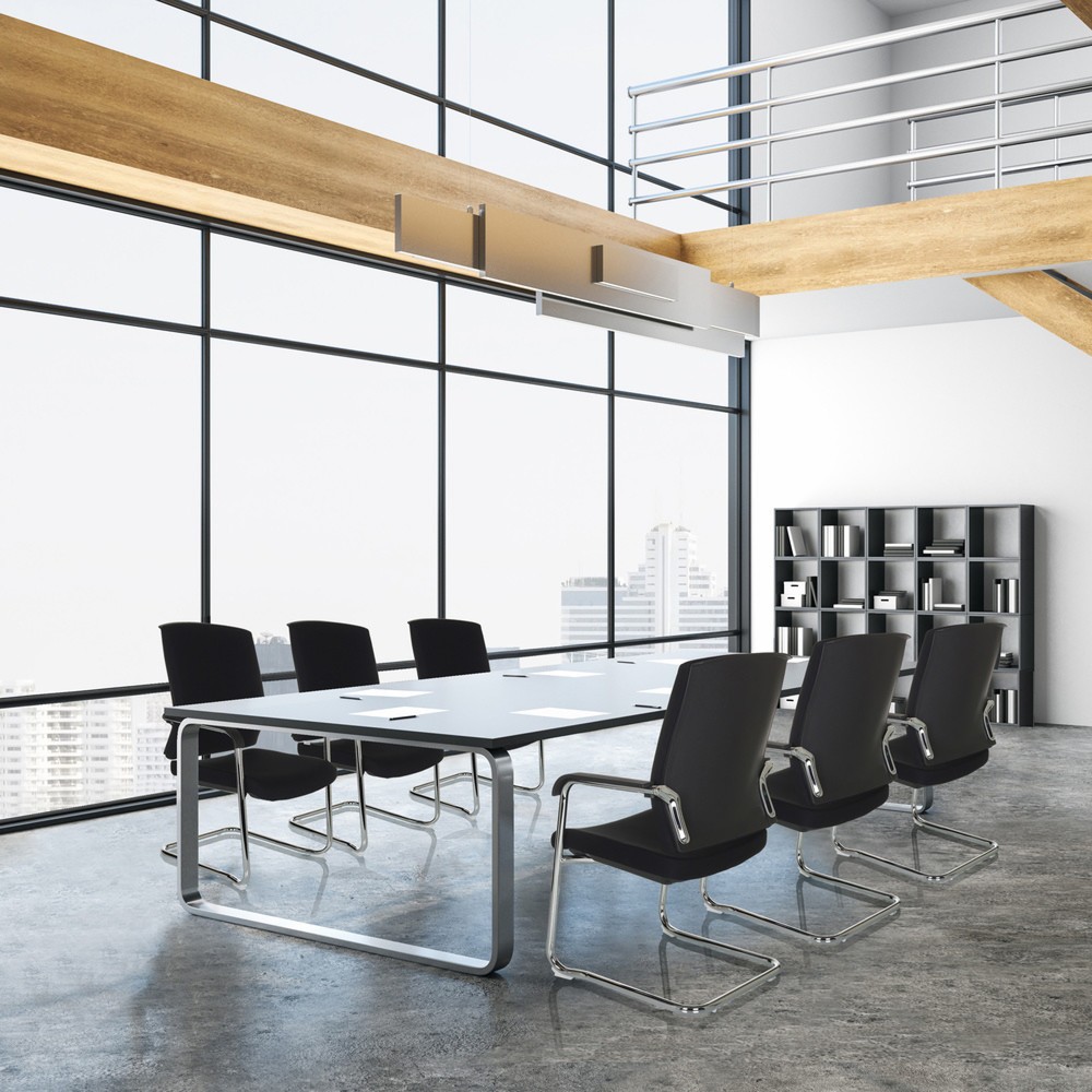 Productafbeelding nr. 3: Bezoekersstoel / vergaderstoel hjh OFFICE LEVIA VP stof, zwart