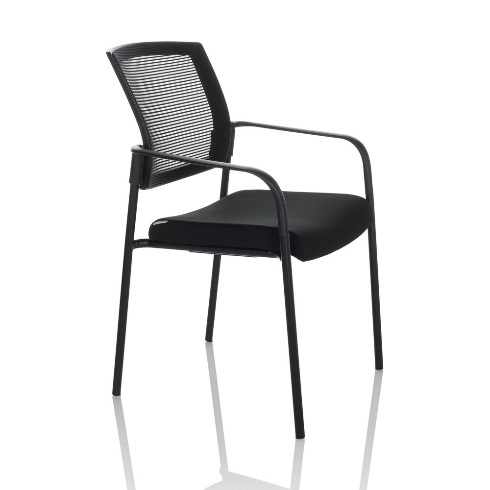 Productafbeelding nr. 6: Bezoekersstoel / vergaderstoel hjh OFFICE MEET B netstof / stof, zwart