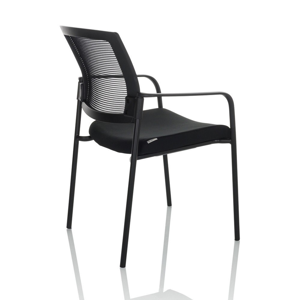 Productafbeelding nr. 8: Bezoekersstoel / vergaderstoel hjh OFFICE MEET B netstof / stof, zwart