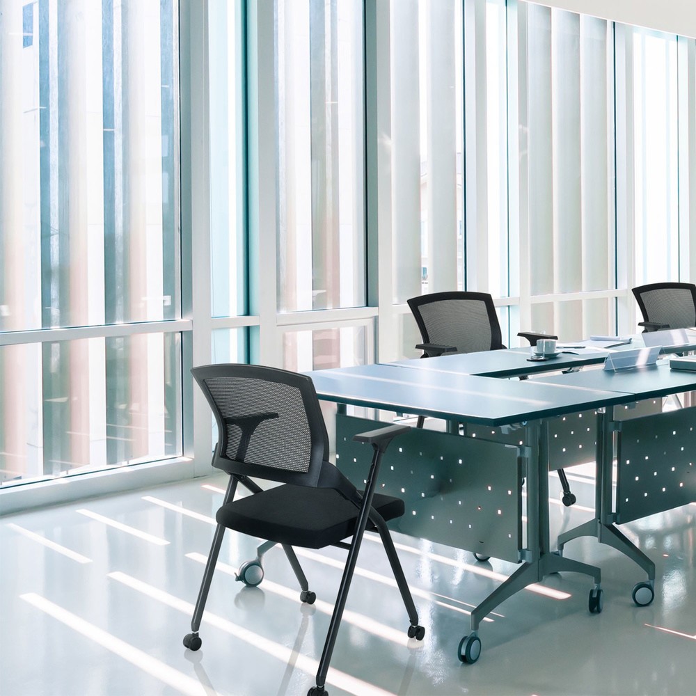 Productafbeelding nr. 8: Bezoekersstoel / klapstoel hjh OFFICE PRIORITY II netstof / stof, zwart