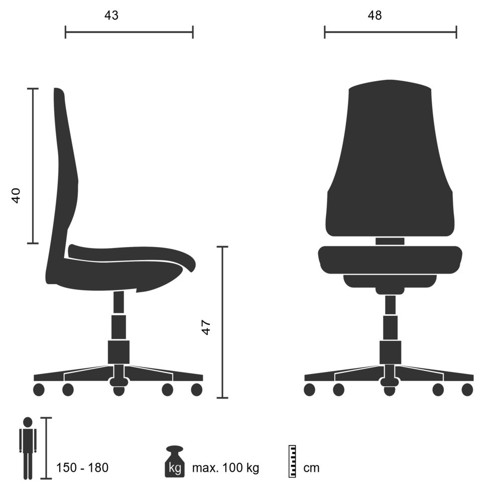 Productafbeelding nr. 5: Bezoekersstoel / kuipstoel hjh OFFICE SCANDI kunststof, set van 4, wit