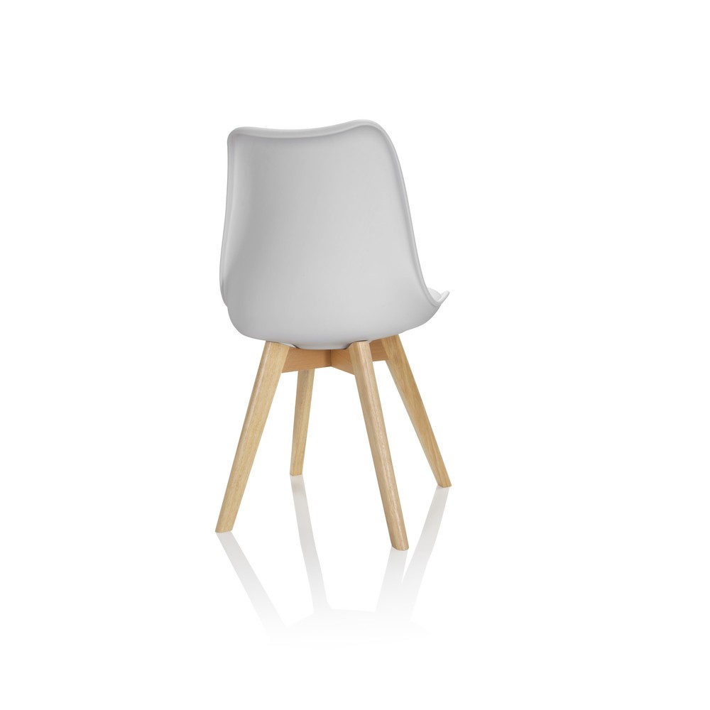 Productafbeelding nr. 9: Bezoekersstoel / kuipstoel hjh OFFICE SCANDI kunststof, set van 4, wit