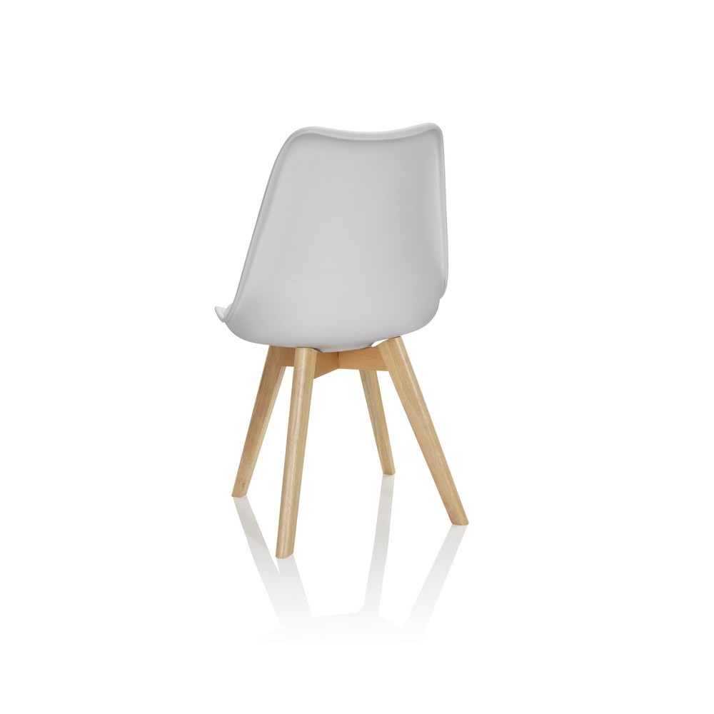Productafbeelding nr. 10: Bezoekersstoel / kuipstoel hjh OFFICE SCANDI kunststof, set van 4, wit