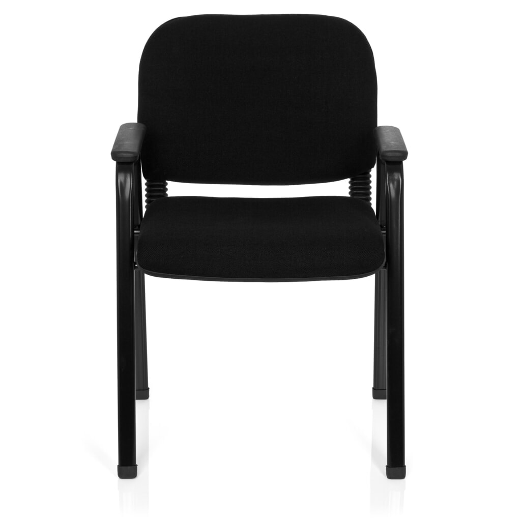 Bezoekersstoel hjh OFFICE XT 650, zwart / zwart Productafbeelding nr. 1: Bezoekersstoel hjh OFFICE XT 650, zwart / zwart