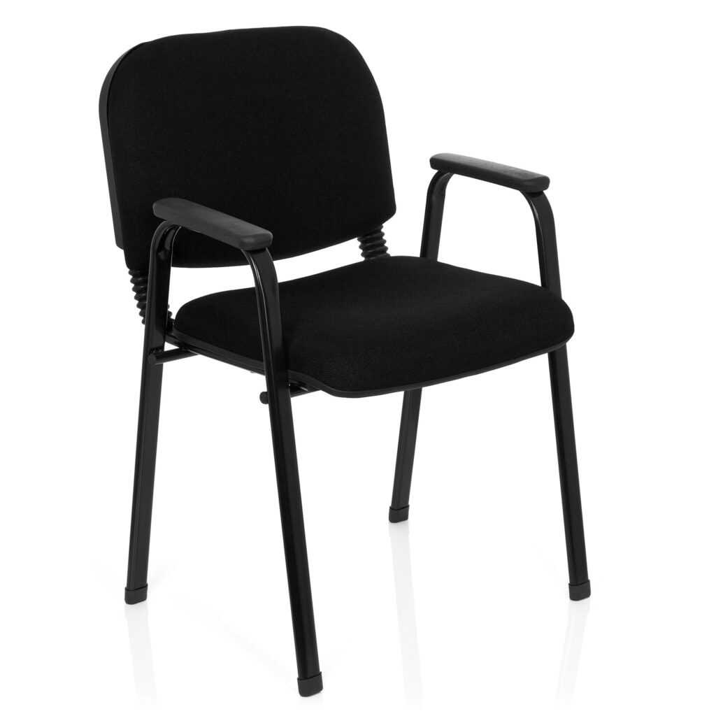 Bezoekersstoel hjh OFFICE XT 650, zwart / zwart Productafbeelding nr. 2: Bezoekersstoel hjh OFFICE XT 650, zwart / zwart