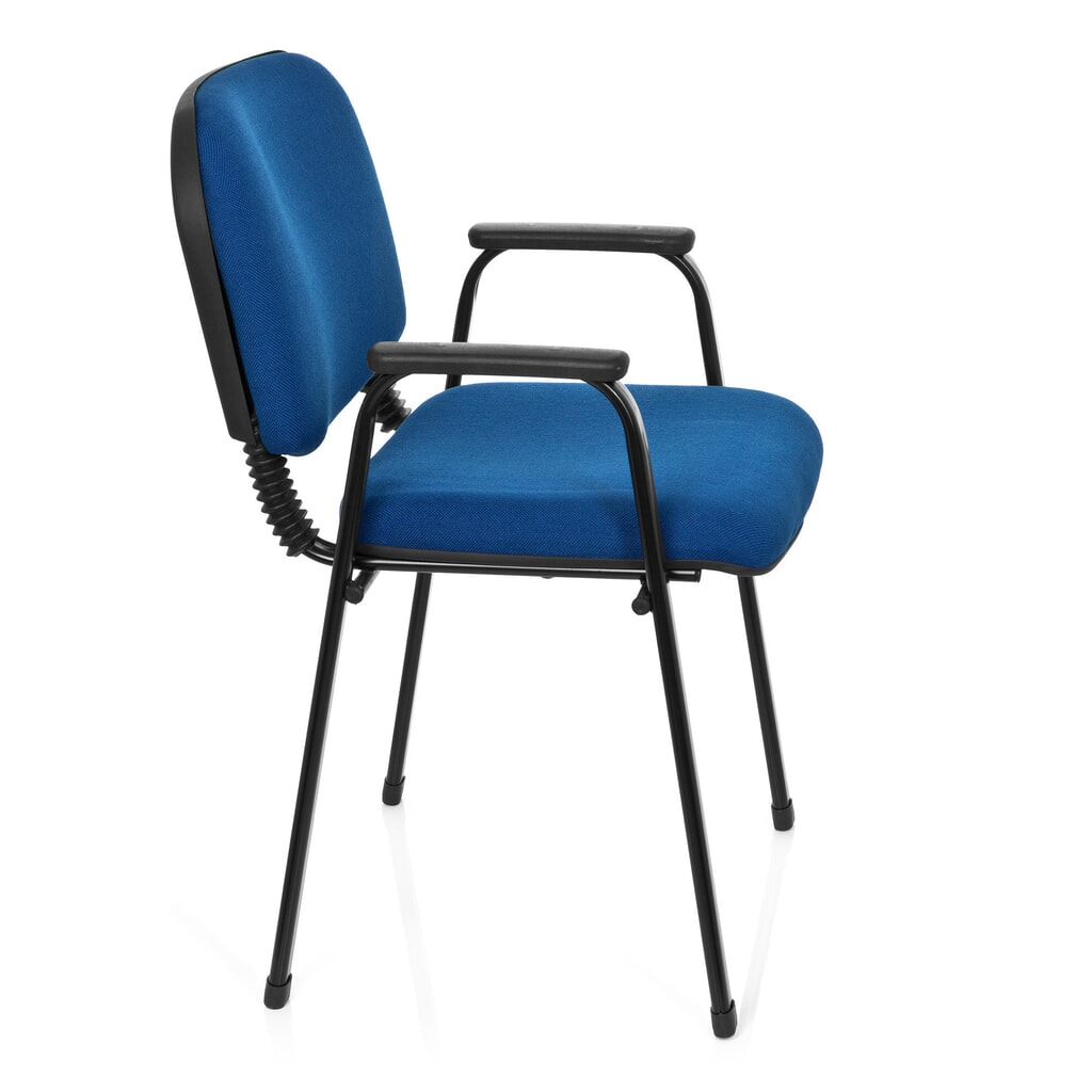 Bezoekersstoel hjh OFFICE XT 650, zwart / blauw Productafbeelding nr. 4: Bezoekersstoel hjh OFFICE XT 650, zwart / blauw