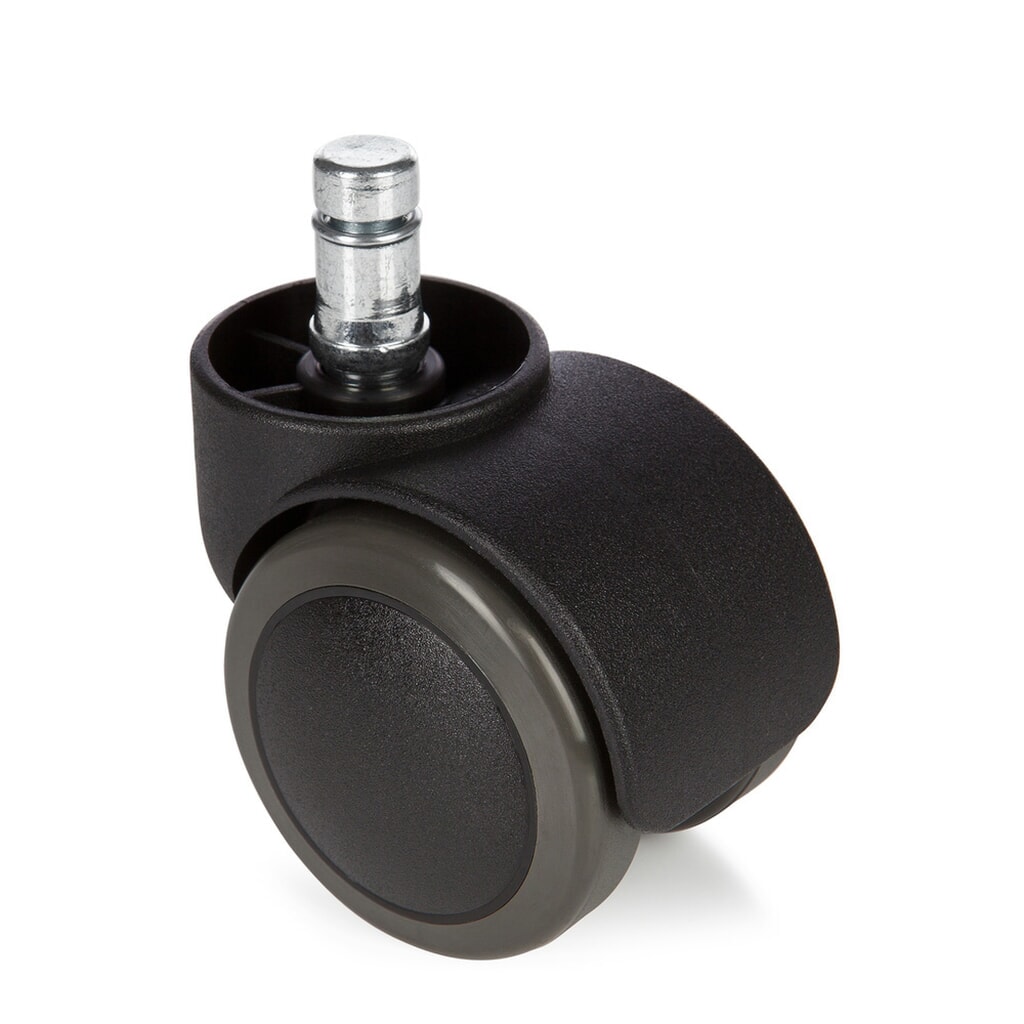 Product afbeelding: Wielen voor harde vloeren 5x hjh OFFICE ROLO 11 mm / 50 mm bureaustoelwielen No-Noise, (set van 5)