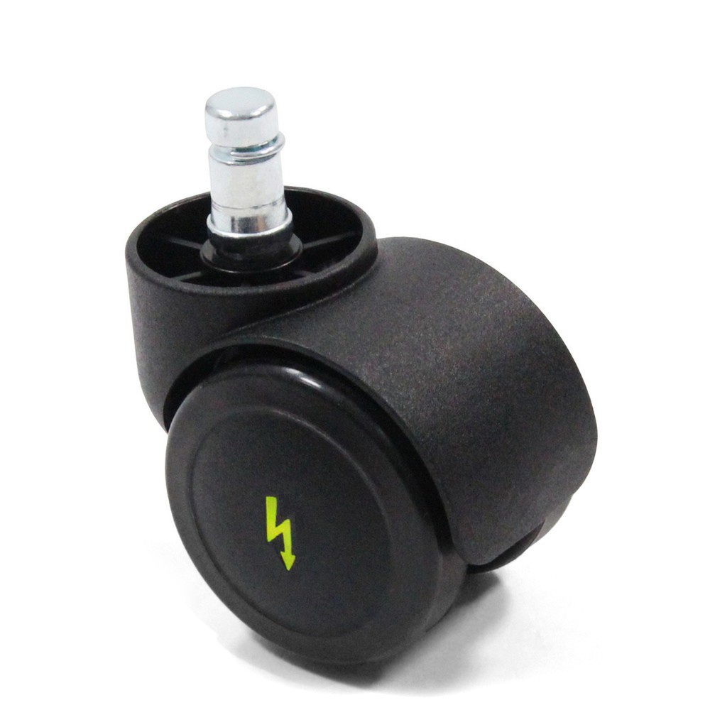 Product afbeelding: Wielen voor harde vloeren 5x hjh OFFICE ROLO ESD 11 mm / 50 mm (set van 5), elektrisch geleidend