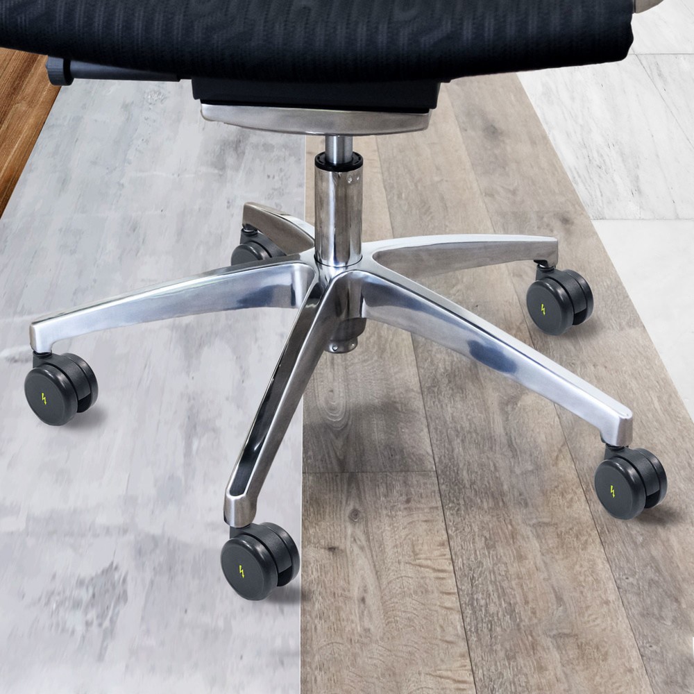 Productafbeelding nr. 3: Wielen voor harde vloeren 5x hjh OFFICE ROLO ESD 11 mm / 65 mm (set van 5), elektrisch geleidend