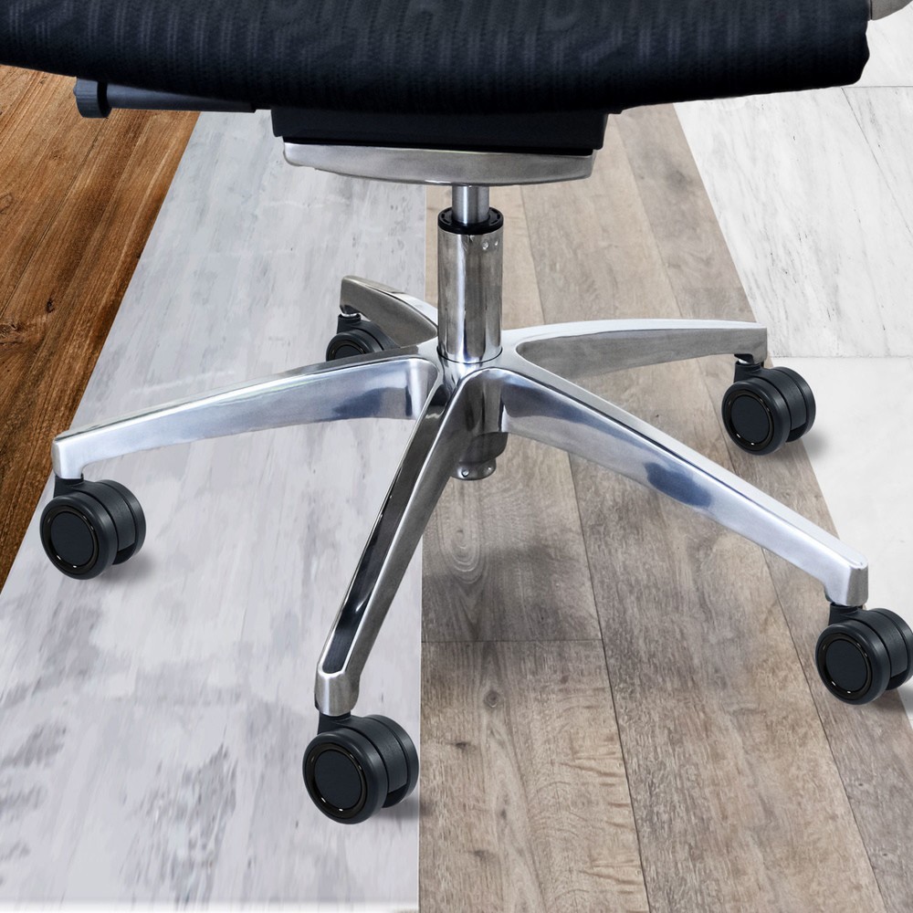 Productafbeelding nr. 4: Wielen voor harde vloeren 5x hjh OFFICE ROLO COLOR 60 11 mm / 60 mm bureaustoelwielen voor harde vloeren (set van 5), zwart / zw