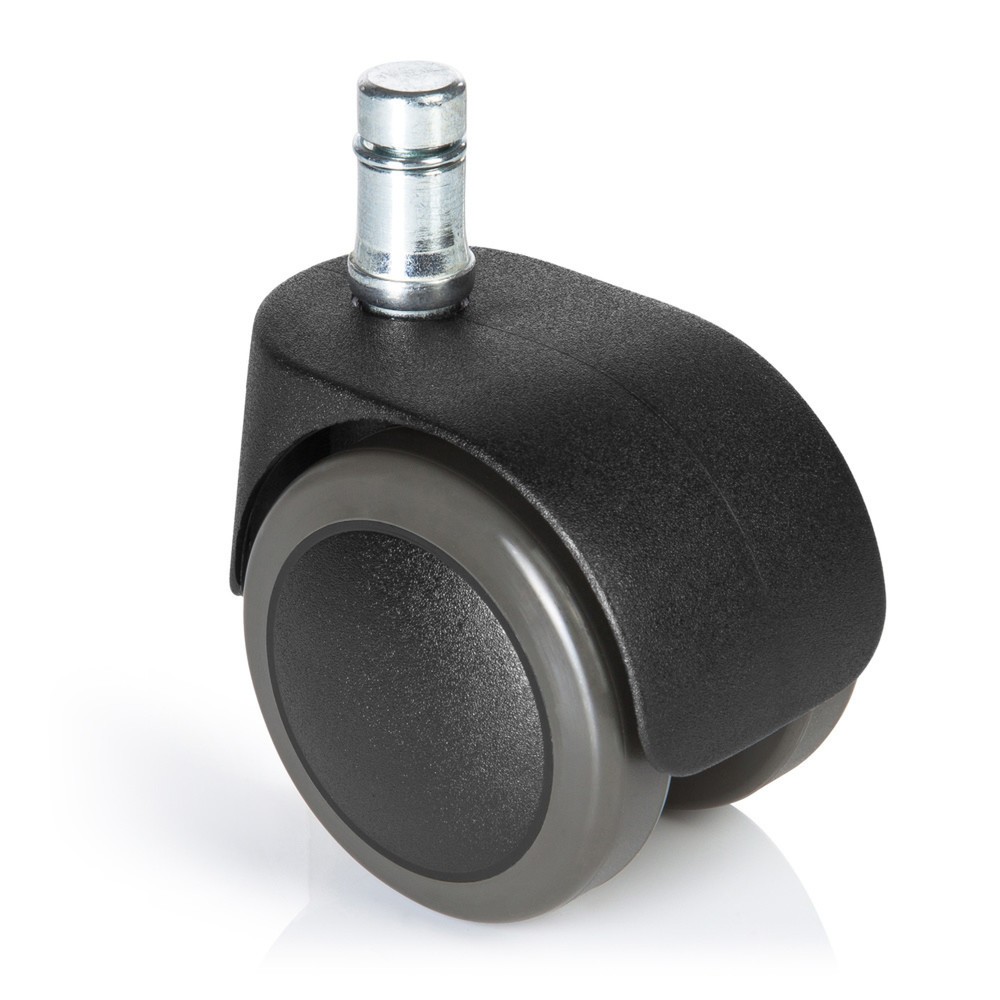 Product afbeelding: Wielen voor harde vloeren 5x hjh OFFICE ROLO EASY 11 mm / 50 mm bureaustoelwielen, (set van 5)