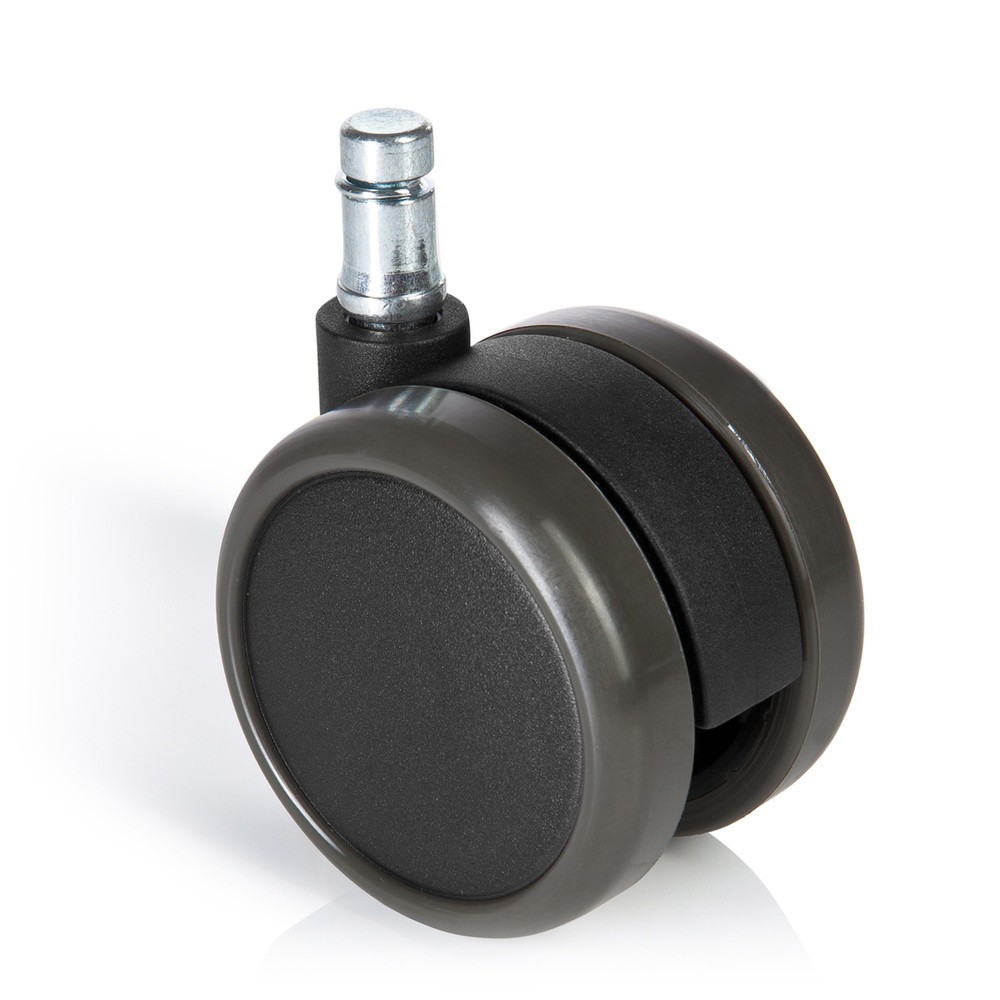 Product afbeelding: Ongeremde wielen 5x hjh OFFICE ROLO FREE voor harde vloeren 11 mm / 65 mm, (set van 5)