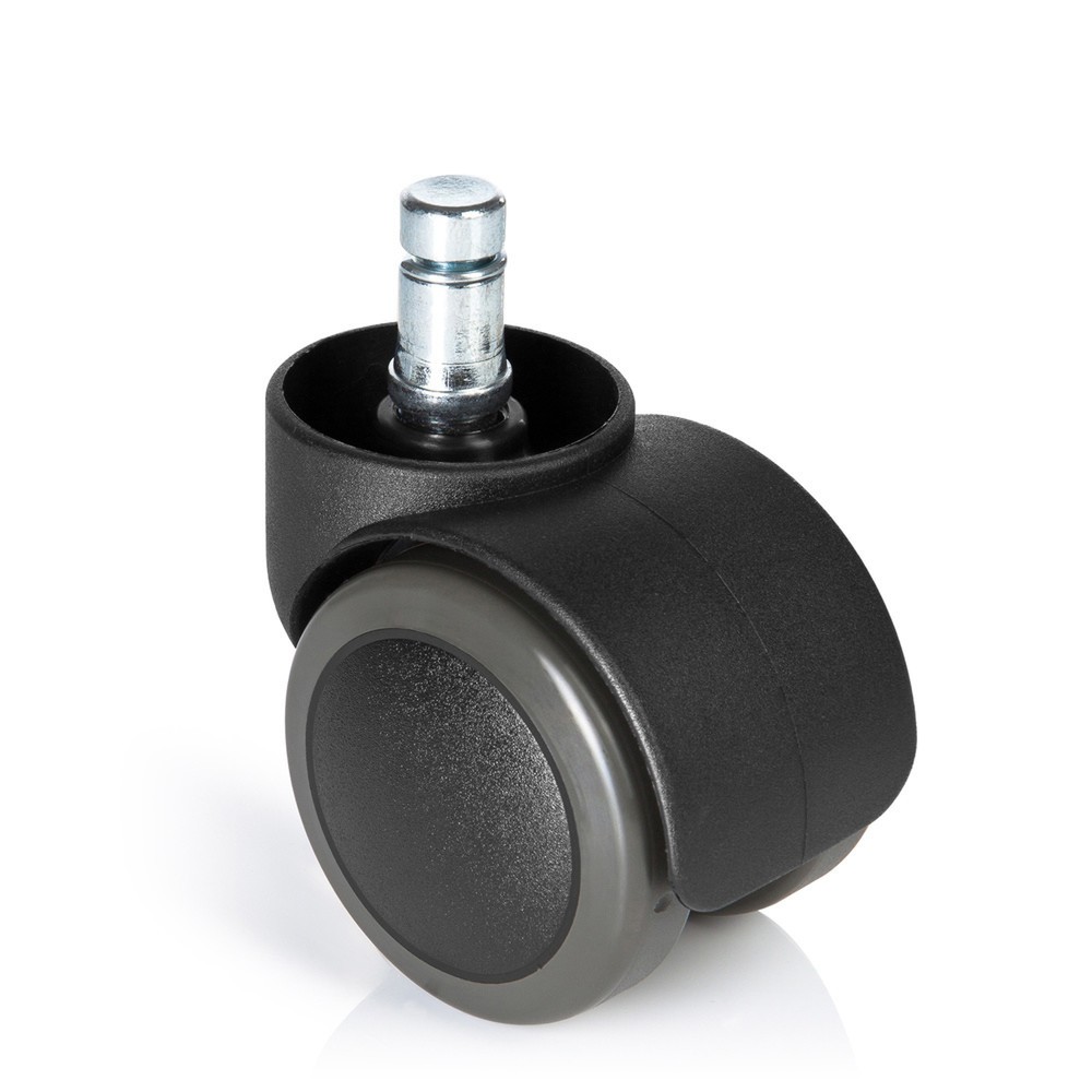Product afbeelding: Wielen voor harde vloeren ongeremd 5x hjh OFFICE ROLO FREE 10 mm / 50 mm bureaustoelwielen, (set van 5)