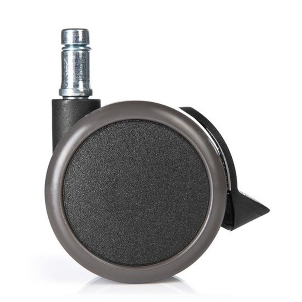 Productafbeelding nr. 2: Wielen voor harde vloeren met parkeerrem 5x hjh OFFICE ROLO STOP 11 mm / 65 mm, (set van 5)