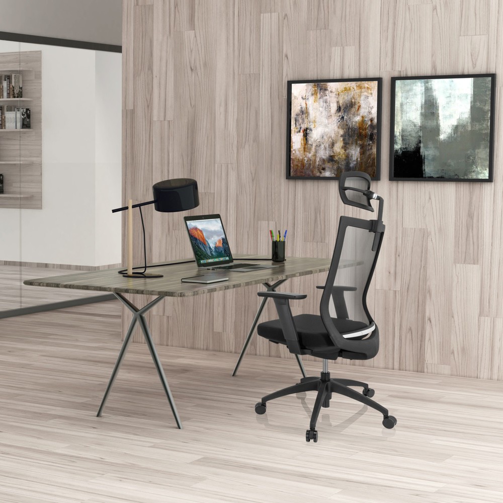 Productafbeelding nr. 6: Bureaustoel / draaistoel hjh OFFICE ASPEN PRO netstof, zwart
