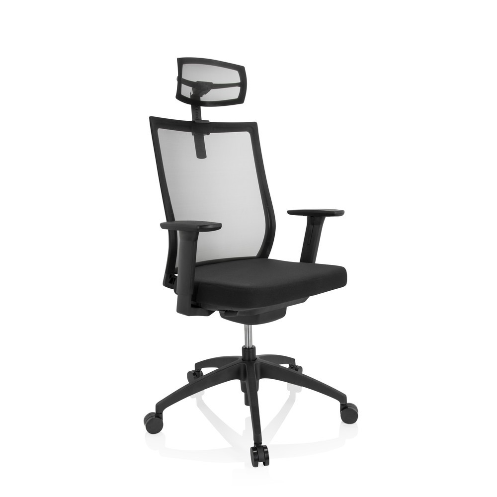 Productafbeelding nr. 7: Bureaustoel / draaistoel hjh OFFICE ASPEN PRO netstof, zwart