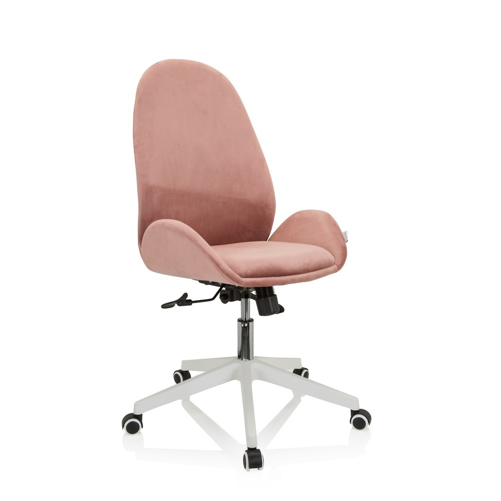 Productafbeelding nr. 6: Bureaustoel / draaistoel hjh OFFICE AVEA fluweel, roze