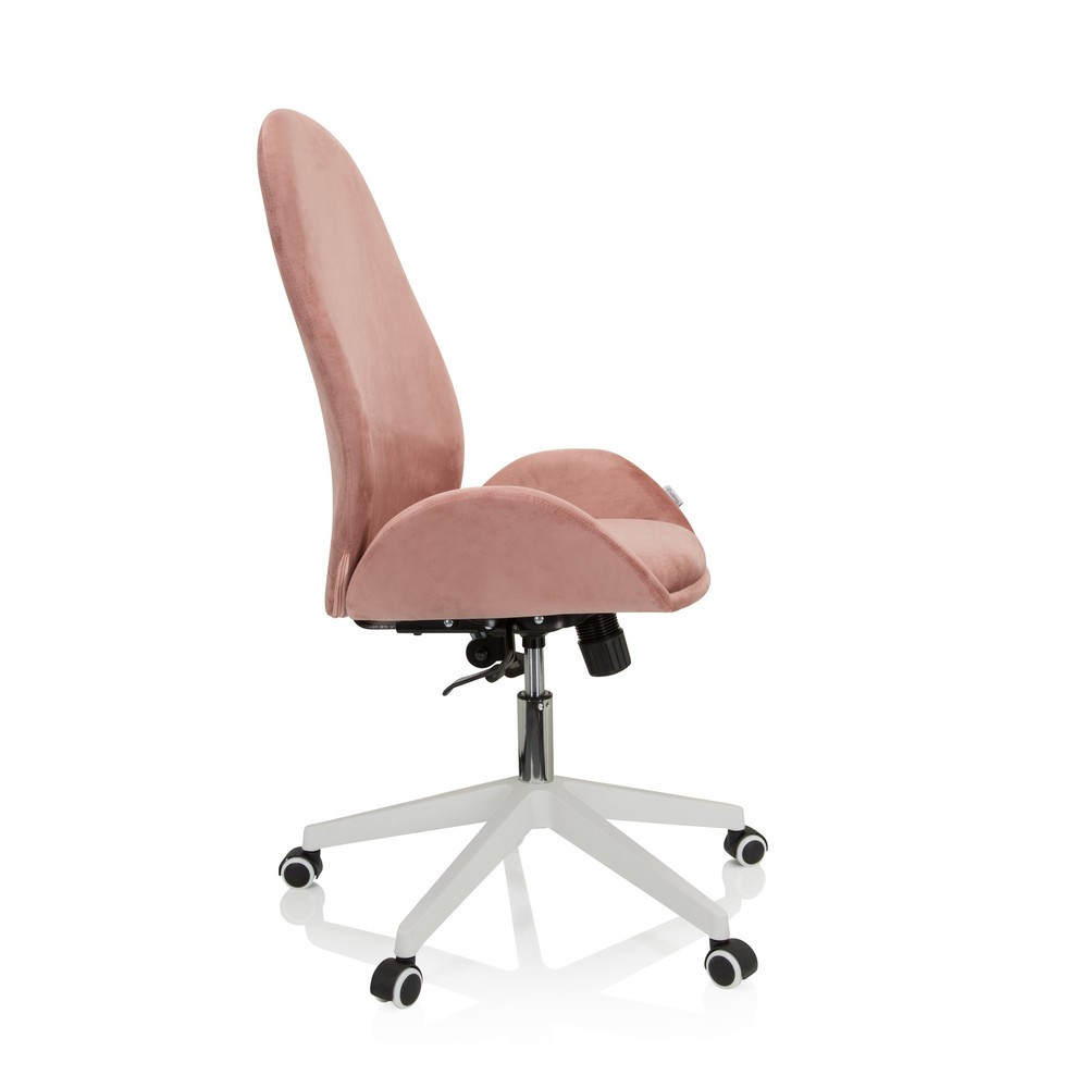 Productafbeelding nr. 7: Bureaustoel / draaistoel hjh OFFICE AVEA fluweel, roze