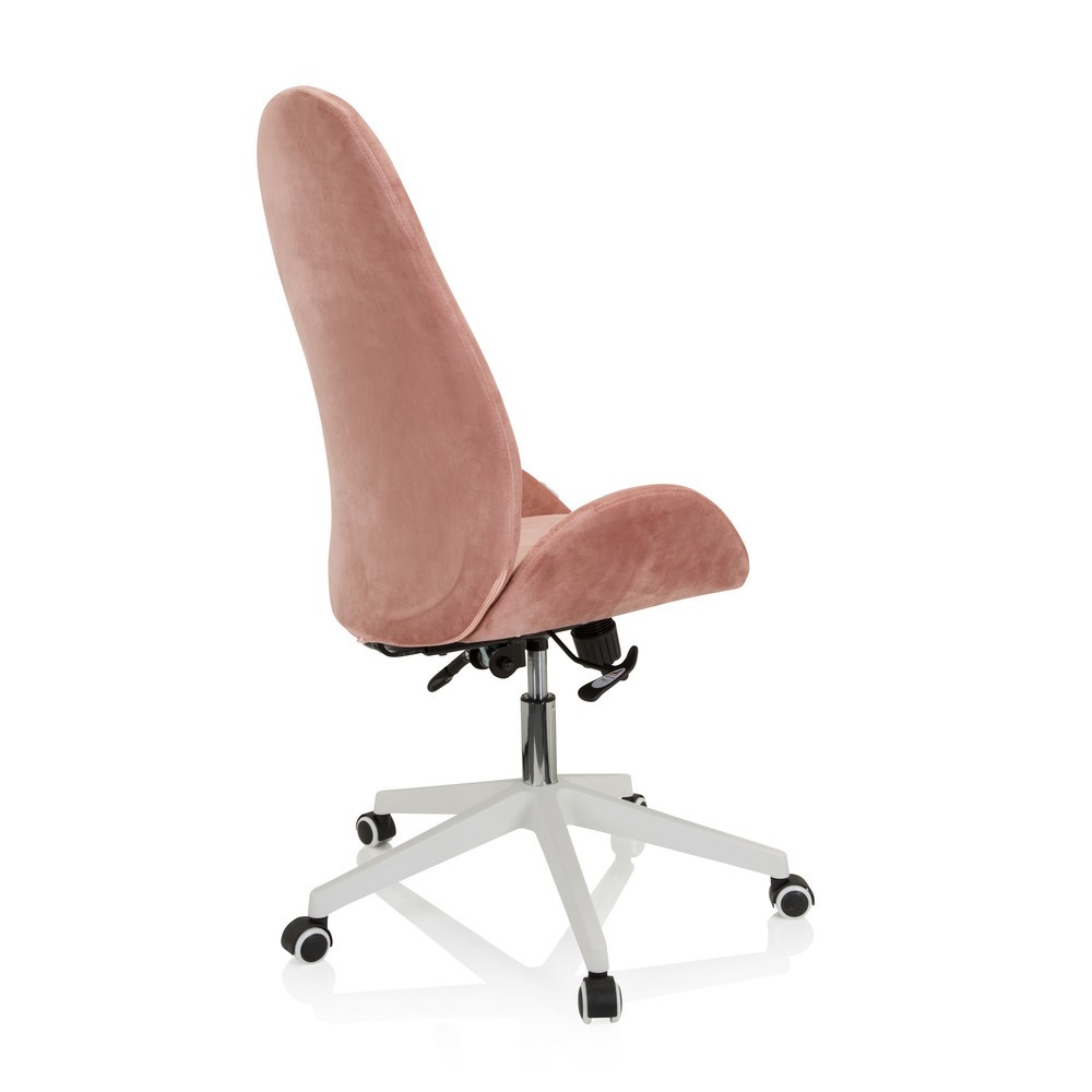 Productafbeelding nr. 8: Bureaustoel / draaistoel hjh OFFICE AVEA fluweel, roze