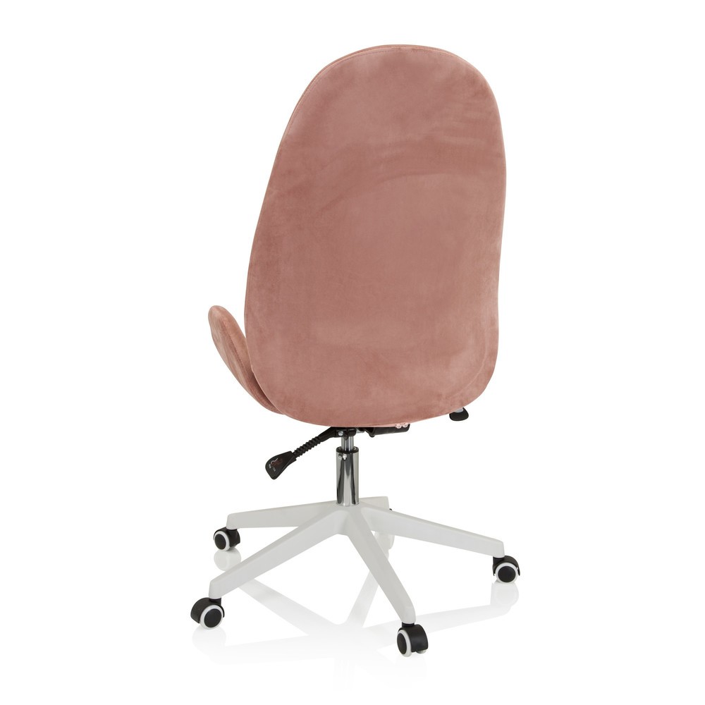 Productafbeelding nr. 10: Bureaustoel / draaistoel hjh OFFICE AVEA fluweel, roze