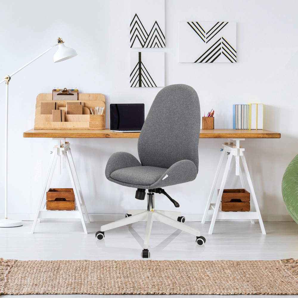 Productafbeelding nr. 5: Bureaustoel / draaistoel hjh OFFICE AVEA I stof, grijs