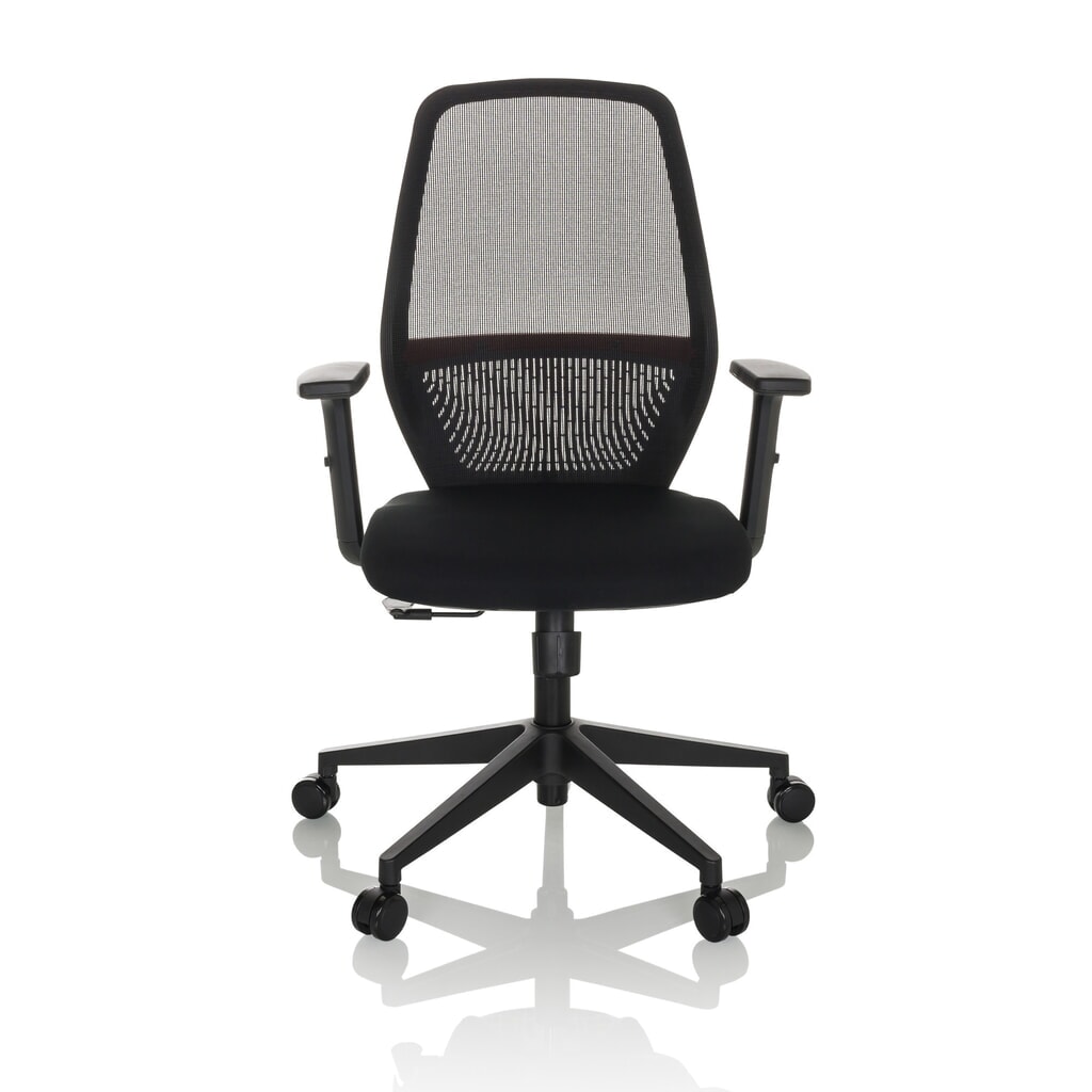 Product afbeelding: Bureaustoel / draaistoel hjh OFFICE CARLOW I netstof / stof, zwart
