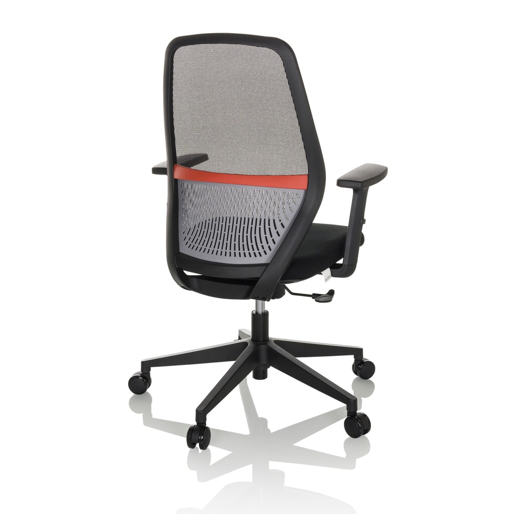 Bureaustoel / draaistoel hjh OFFICE CARLOW I netstof / stof, zwart Productafbeelding nr. 10: Bureaustoel / draaistoel hjh OFFICE CARLOW I netstof / stof, zwart