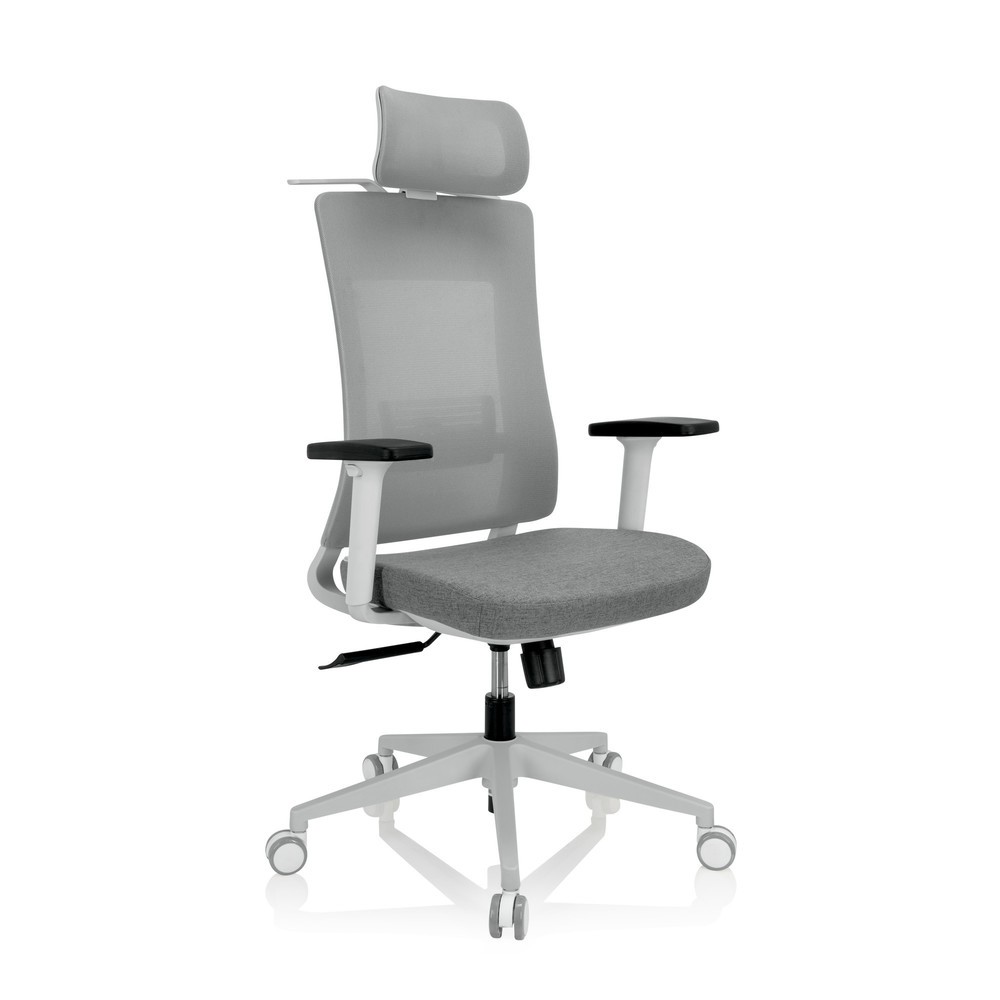Productafbeelding nr. 7: Bureaustoel / draaistoel hjh OFFICE COMFIO WMH netstof / stof, grijs