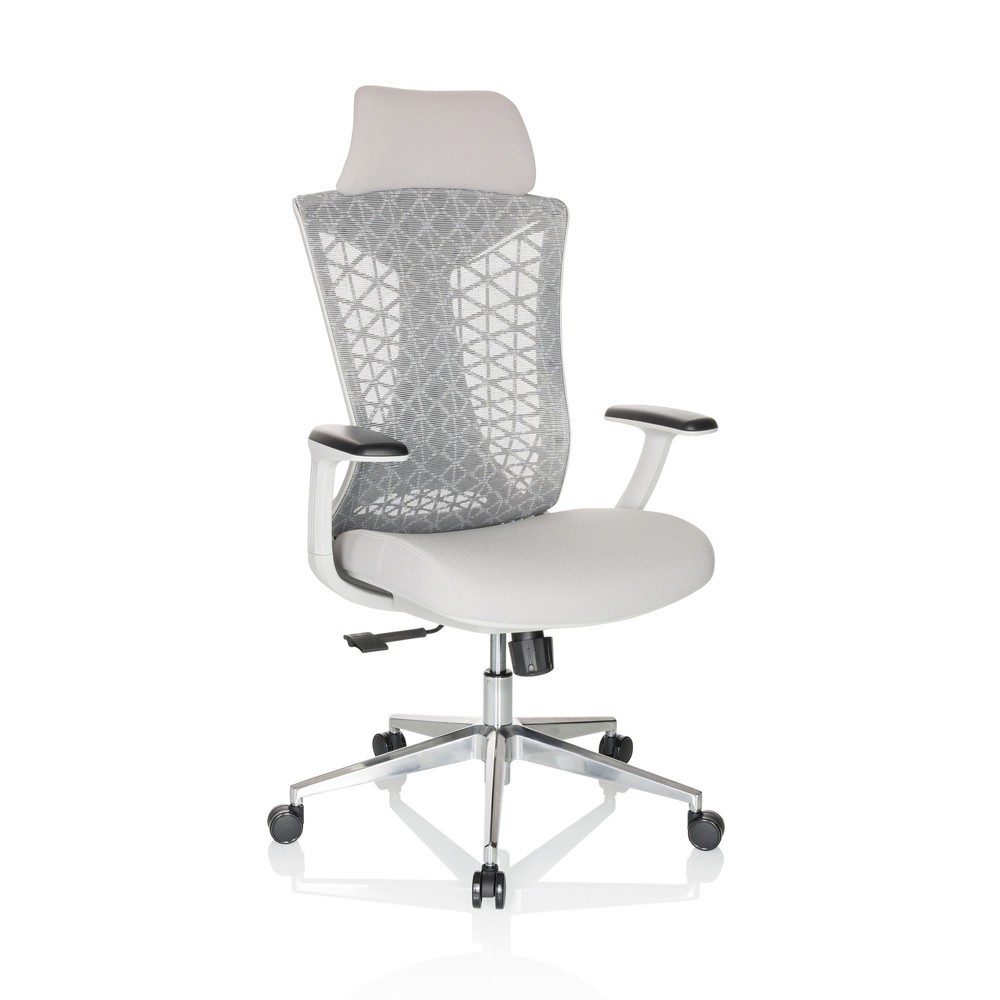 Productafbeelding nr. 7: Bureaustoel / draaistoel hjh OFFICE FALEO W netstof / stof, grijs