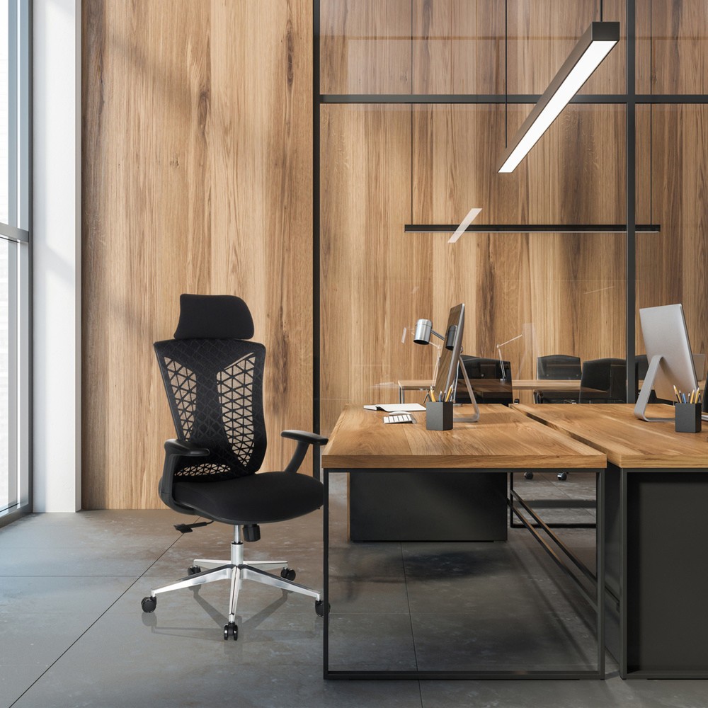Productafbeelding nr. 6: Bureaustoel / draaistoel hjh OFFICE FALEO B netstof / stof, zwart