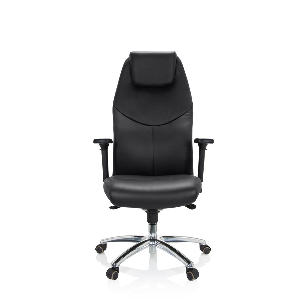 Product afbeelding: Bureaustoel / directiestoel hjh OFFICE FERRARA leer, zwart