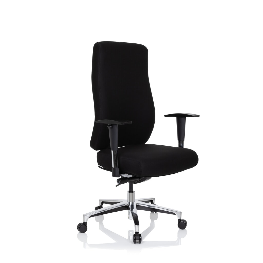 Bureaustoel / directiestoel hjh OFFICE FORCOM stof, zwart Productafbeelding nr. 4: Bureaustoel / directiestoel hjh OFFICE FORCOM stof, zwart