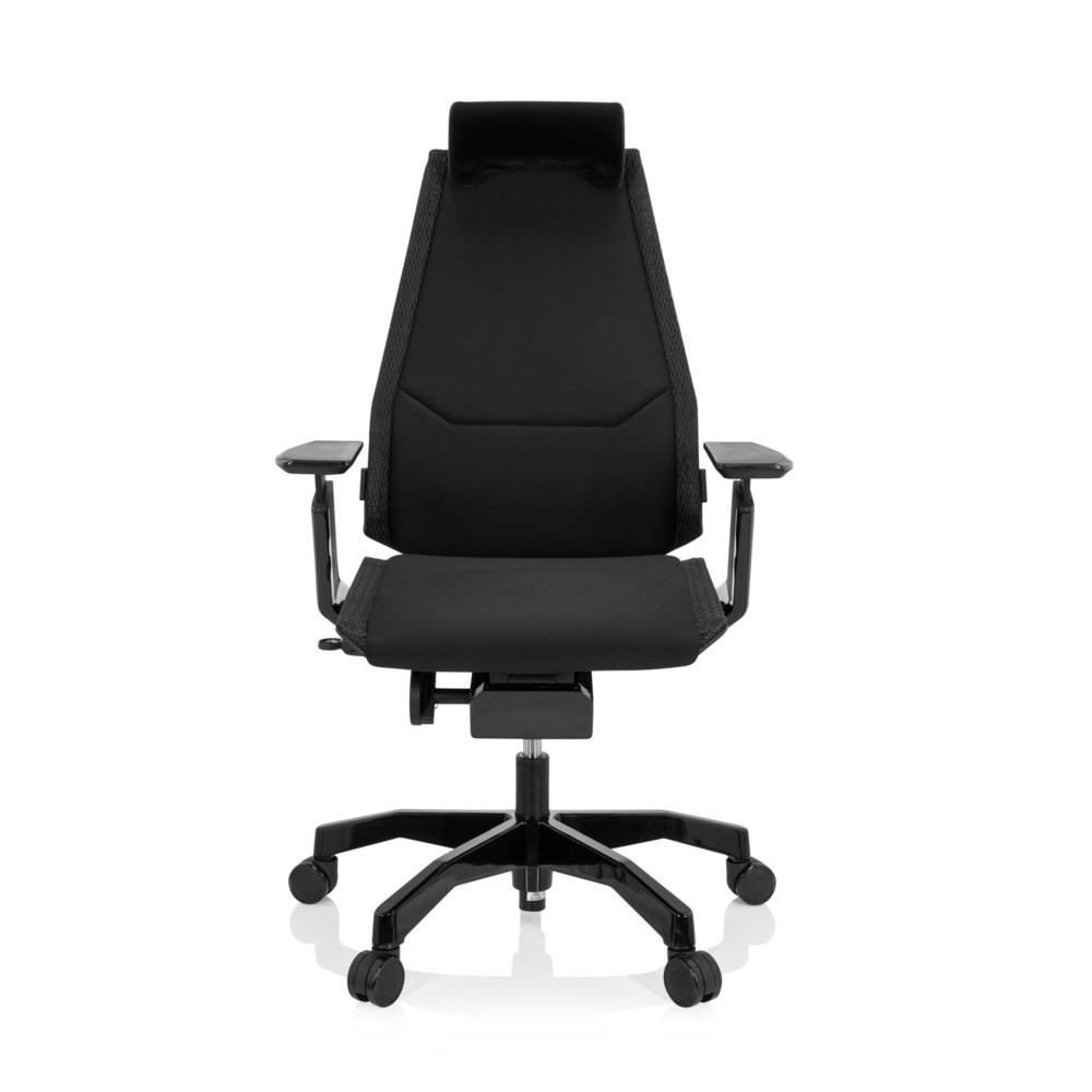 Product afbeelding: Bureaustoel / draaistoel hjh OFFICE GENIDIA BLACK stof, zwart