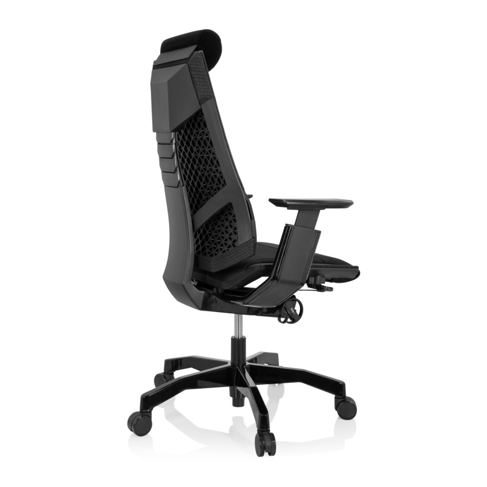 Productafbeelding nr. 4: Bureaustoel / draaistoel hjh OFFICE GENIDIA BLACK stof, zwart