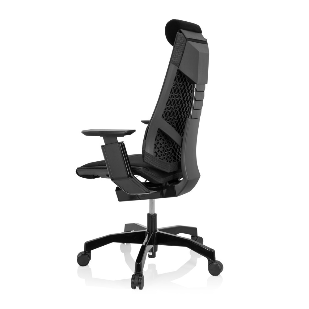 Productafbeelding nr. 7: Bureaustoel / draaistoel hjh OFFICE GENIDIA BLACK stof, zwart
