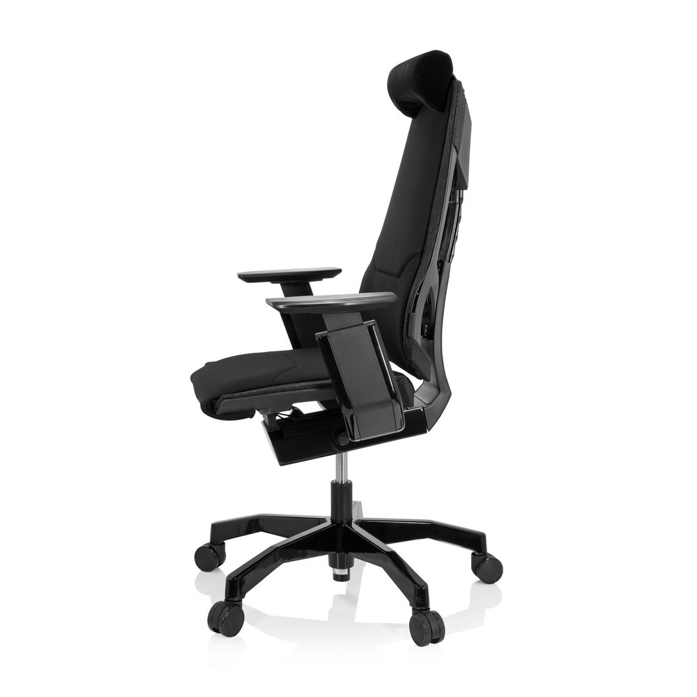 Productafbeelding nr. 8: Bureaustoel / draaistoel hjh OFFICE GENIDIA BLACK stof, zwart