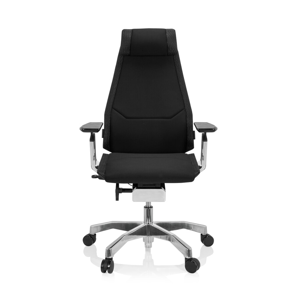 Bureaustoel / draaistoel hjh OFFICE GENIDIA PRO stof, zwart Product afbeelding: Bureaustoel / draaistoel hjh OFFICE GENIDIA PRO stof, zwart