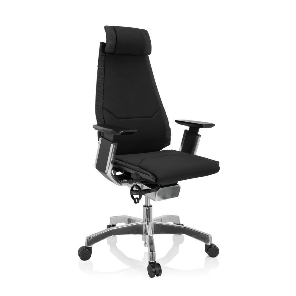 Productafbeelding nr. 2: Bureaustoel / draaistoel hjh OFFICE GENIDIA PRO stof, zwart