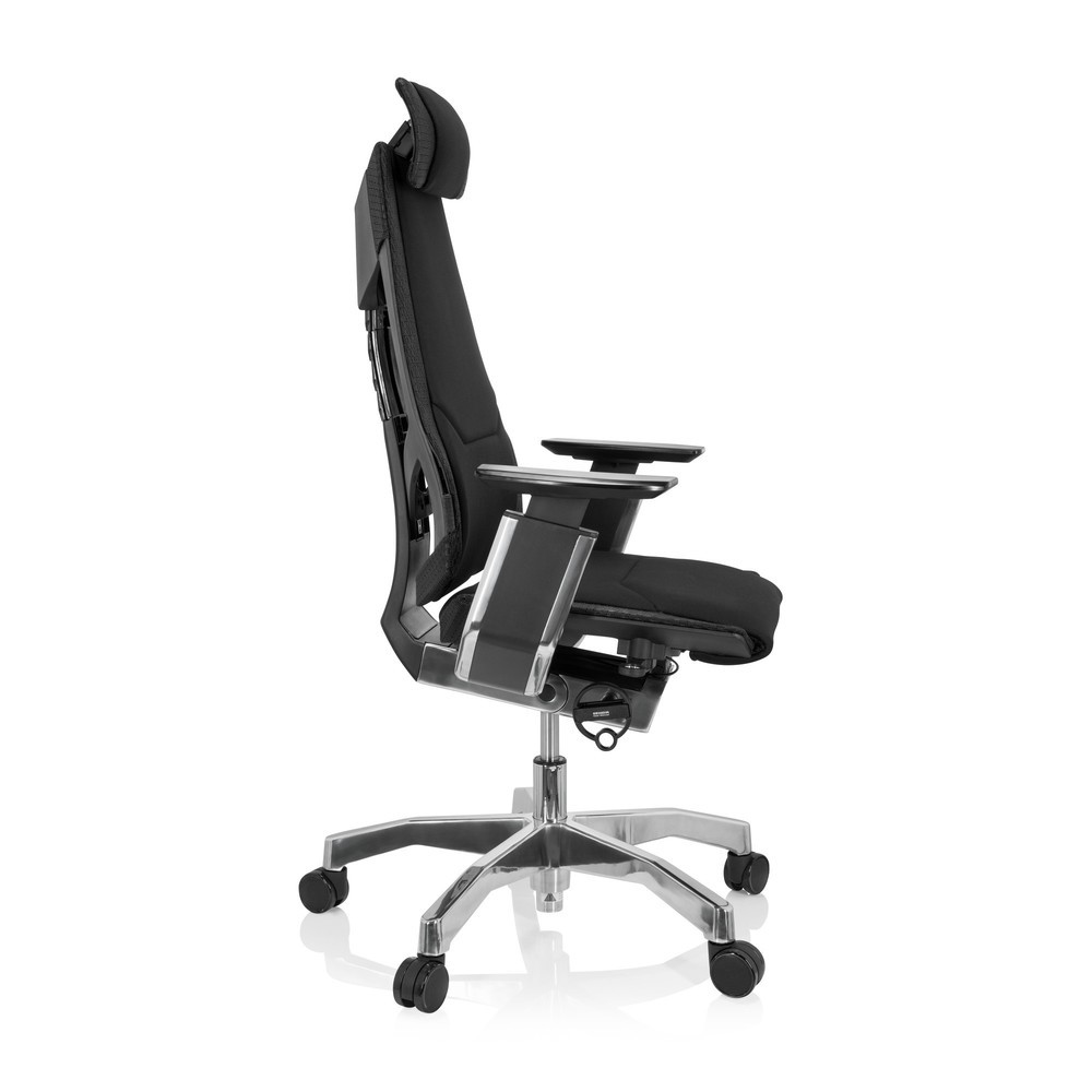 Productafbeelding nr. 3: Bureaustoel / draaistoel hjh OFFICE GENIDIA PRO stof, zwart
