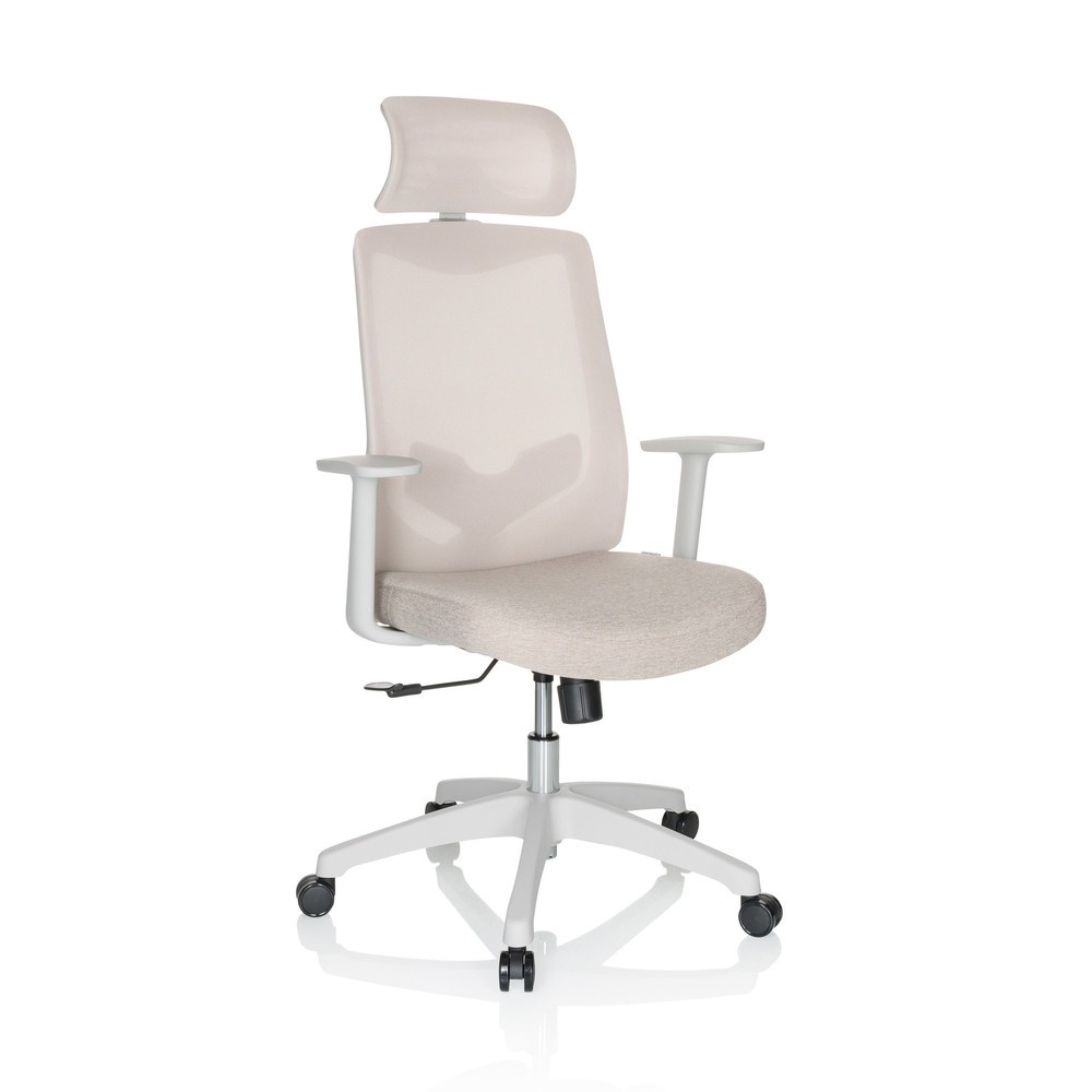Productafbeelding nr. 7: Bureaustoel / draaistoel hjh OFFICE MIKEO W netstof / stof, beige
