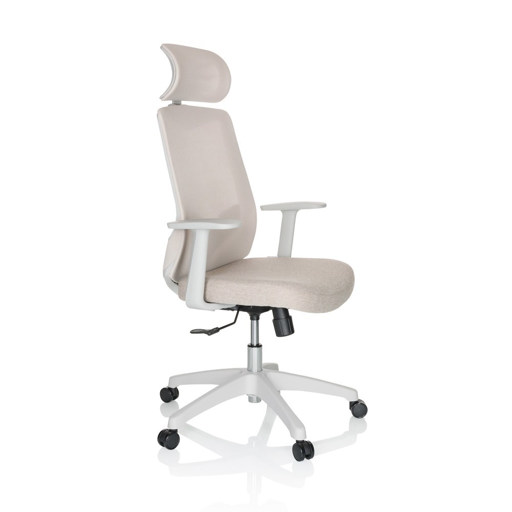 Productafbeelding nr. 8: Bureaustoel / draaistoel hjh OFFICE MIKEO W netstof / stof, beige