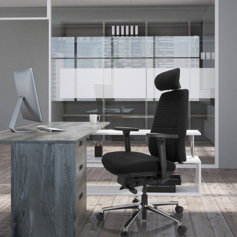 Productafbeelding nr. 6: Bureaustoel / draaistoel hjh OFFICE PHOENIX PRO I stof, zwart