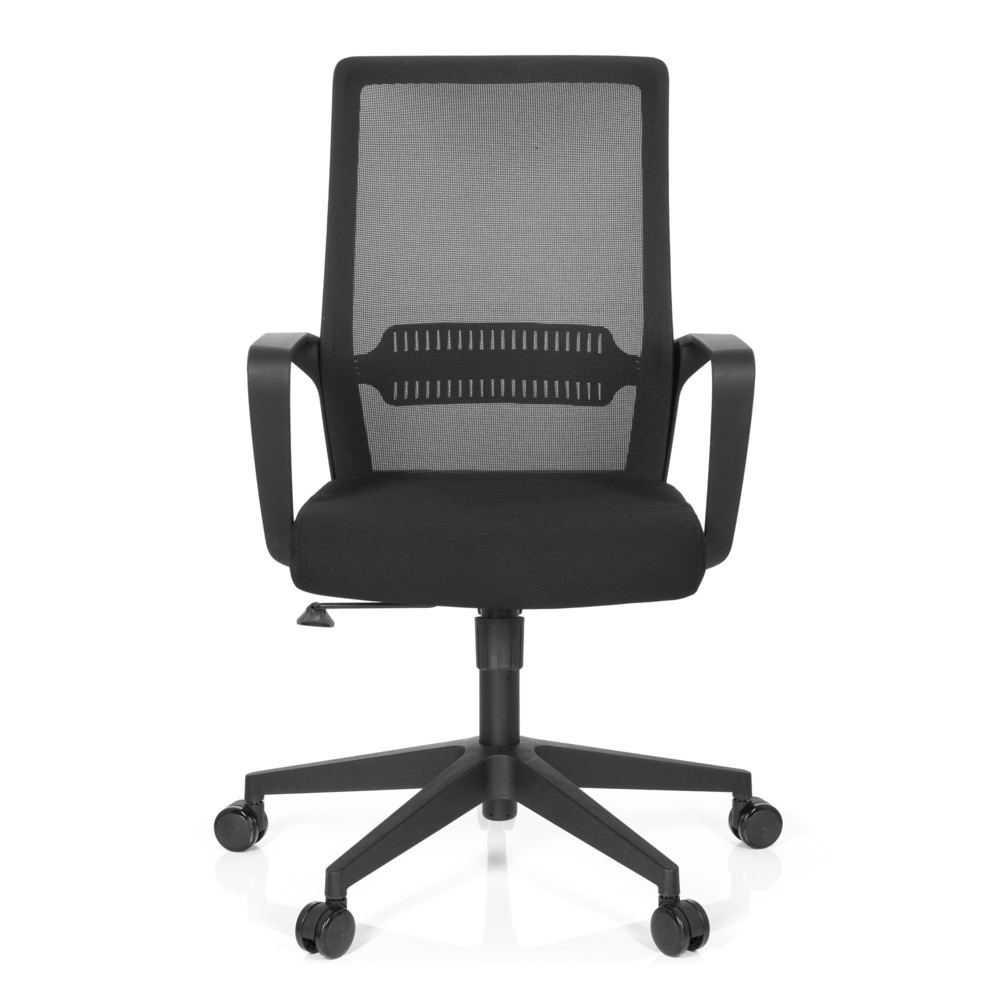 Product afbeelding: Bureaustoel / draaistoel hjh OFFICE PRESTON netstof, zwart