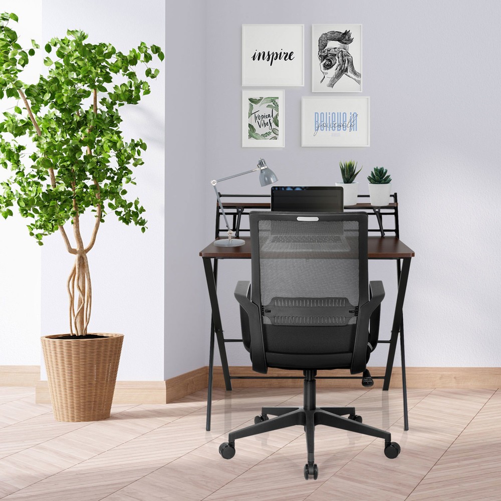 Productafbeelding nr. 4: Bureaustoel / draaistoel hjh OFFICE PRESTON netstof, zwart